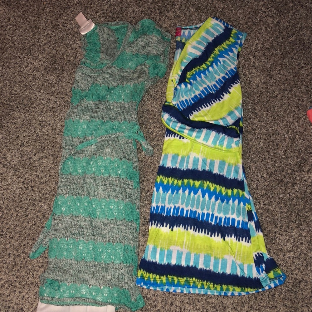Sweater t shirt and stripped tank maternity